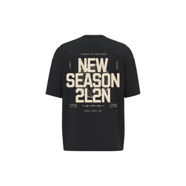 T-Shirt Unisexe Oversize - 2L2N NEW SEASON - Black