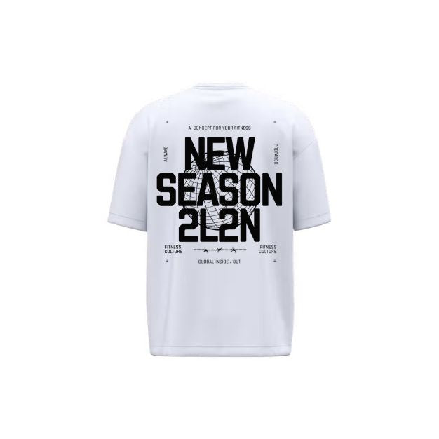 T-Shirt Unisexe Oversize - 2L2N NEW SEASON - White