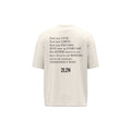 T-Shirt Unisexe Oversize - 2L2N F*CK -  Coconut Milk