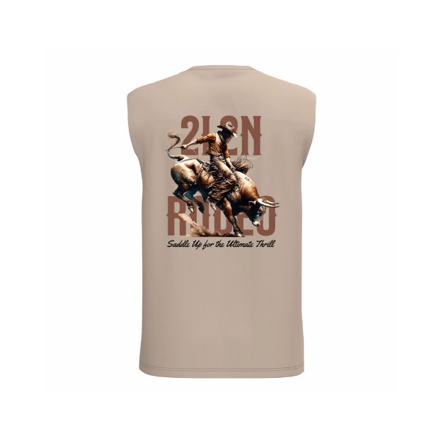 Tank Unisexe Oversize - RODEO - Sand