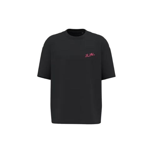 T-Shirt Unisexe Oversize - 2L2N HUMBLE brodé - Black